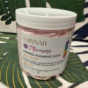 Aminnah Macaron Whipped Foaming Soap NWT